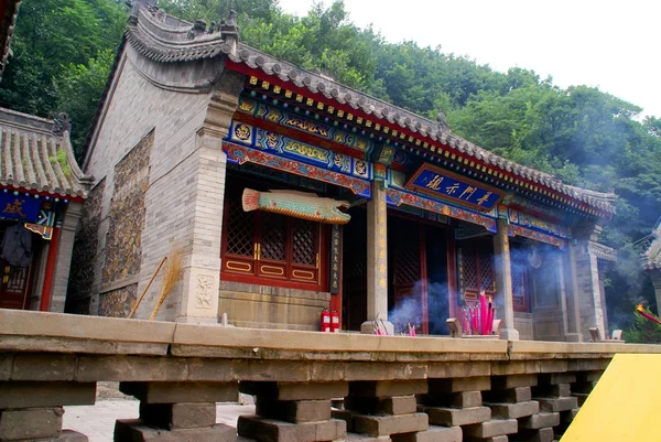 Здание китайского храма — стоковое фото