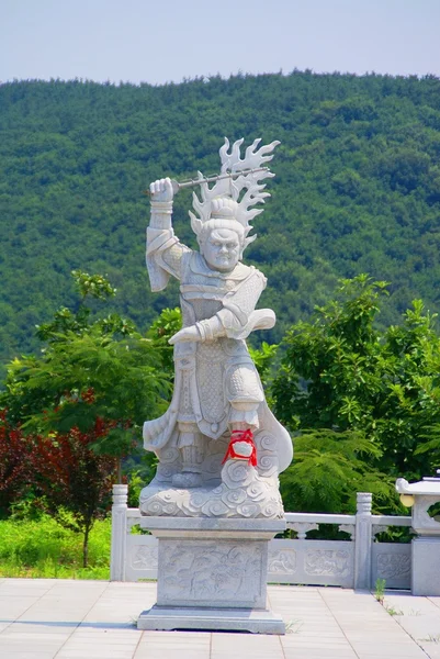 stock image Statue of the god in China, Dalian