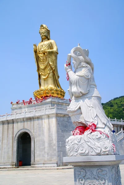 Statue of the goddess in China — Stock Photo, Image