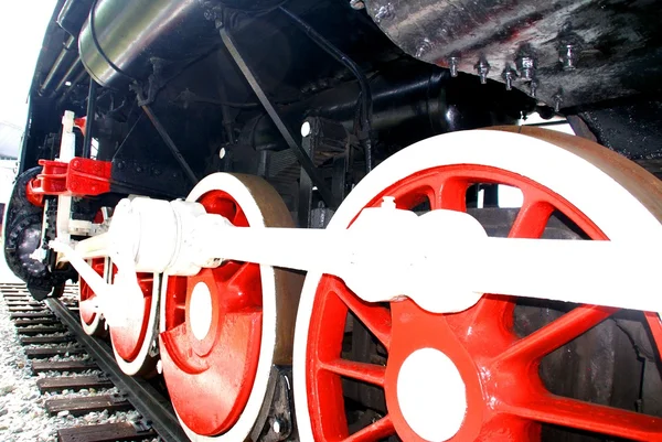 Steam locomotive, fjäril — Stockfoto