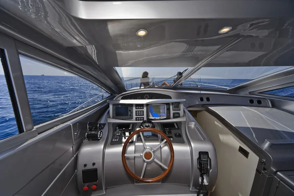 ITALY, Lazio, Tirrenian sea, luxury yacht — Stock Photo, Image