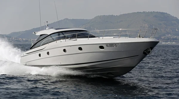 Italie, Naples, Aqua 54 'yacht de luxe — Photo