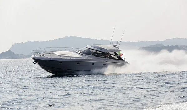 Italy, Naples, Aqua 54 'luxury yacht — стоковое фото