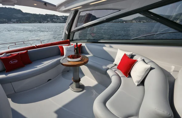 Italy, Naples, Aqua 54' luxury yacht — Stock Photo, Image