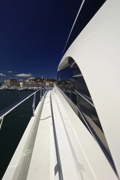 Francia, Cannes, yacht di lusso Continental 80 — Foto Stock