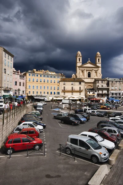 França, Córsega, Bastia, vista para a cidade — Fotografia de Stock