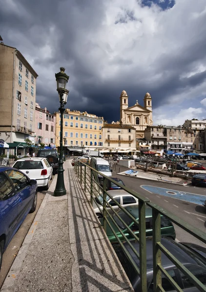 Fransa, Korsika, bastia, şehri göster — Stok fotoğraf