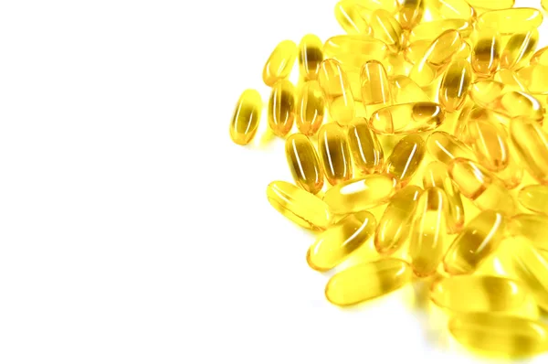 Pills fish oil — Stock Photo, Image