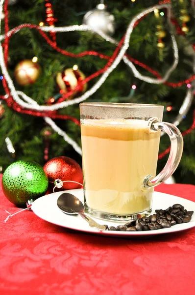 Vánoční cappuccino — Stock fotografie