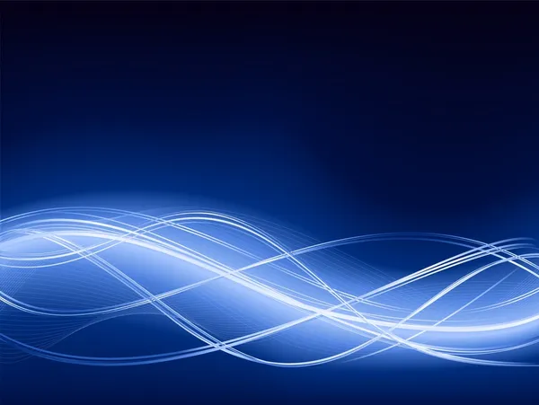 Abstrait vague bleue fond — Image vectorielle