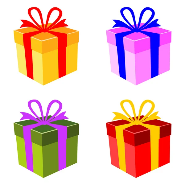 stock vector Vector colorful gift boxes