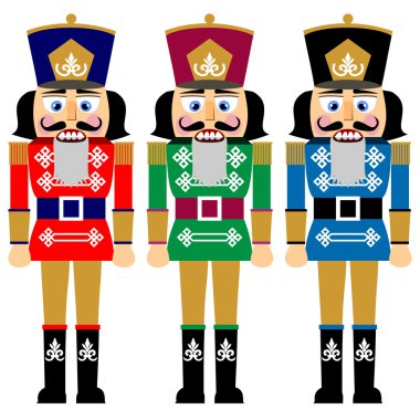 Set of christmas nutcracker clipart