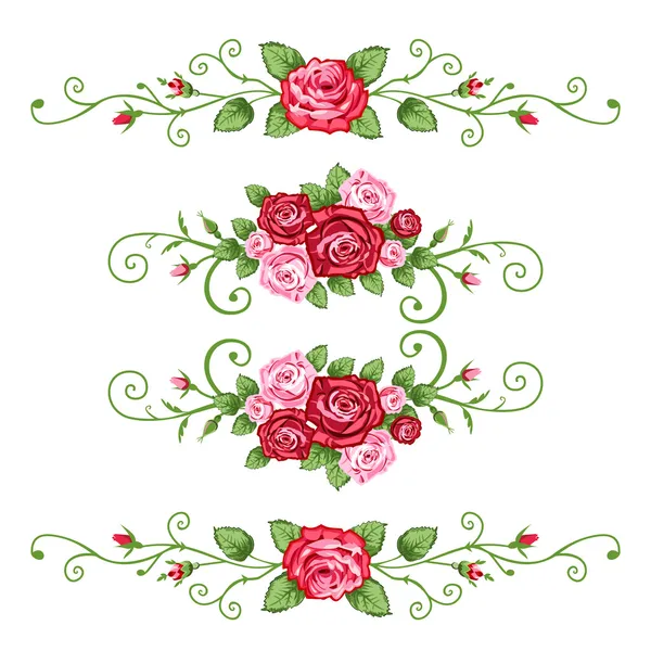 Set of roses banners — Stock Vector © ElaKwasniewski #4562888