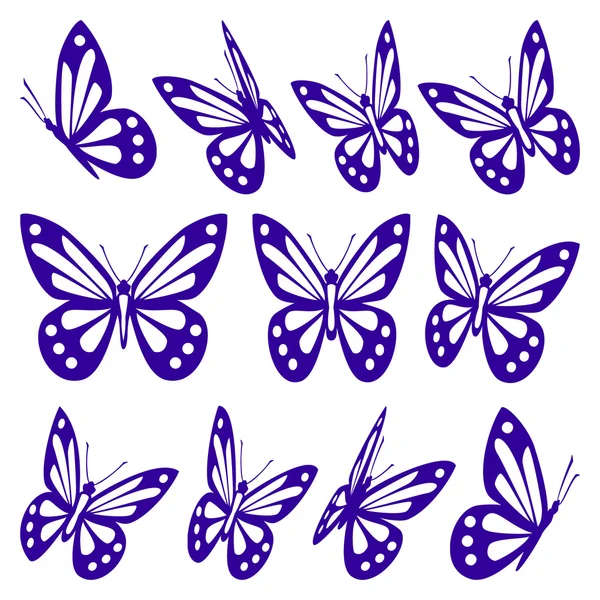 Σύνολο των πεταλούδων — Διανυσματικό Αρχείο