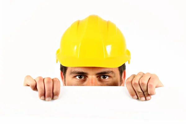 Werknemer helm — Stockfoto