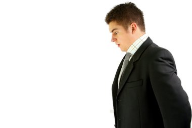 genç işadamı şok