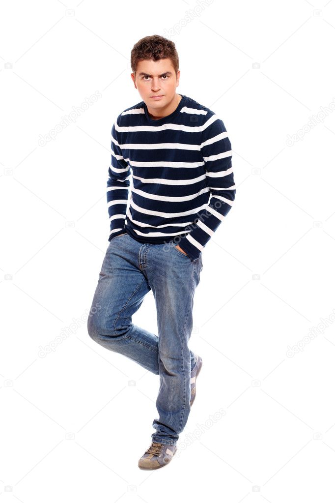 Young man standing firmly — Stock Photo © macniak #4166937