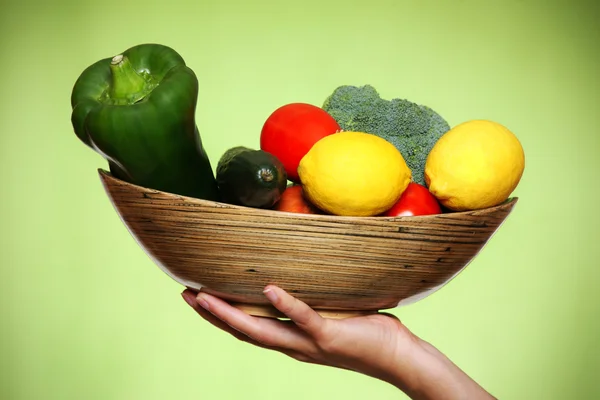 Bowl of vegetables — Stock Photo, Image