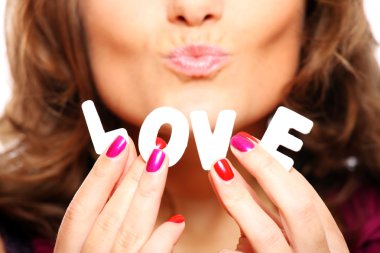 Love and kisses clipart