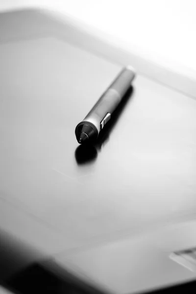 Ψηφιακή πένα σε ένα δισκίο — Φωτογραφία Αρχείου