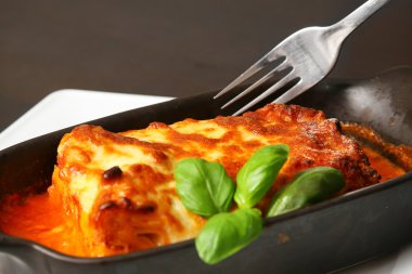 Lasagna bolognese clipart