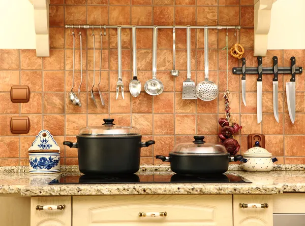 Beautiful new kitchen — Stock Photo, Image