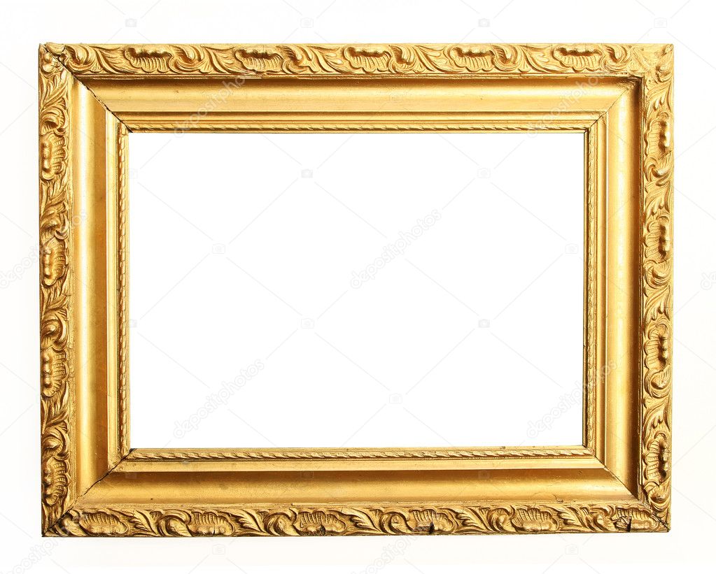 Gold frame clipping path