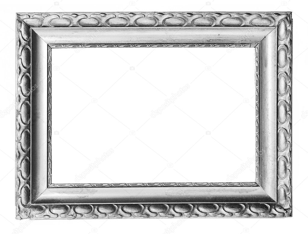 Silver frame clipping path — Stock Photo © macniak 4634006