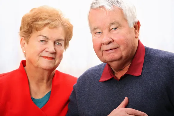 Portretul unui cuplu senior — Fotografie, imagine de stoc