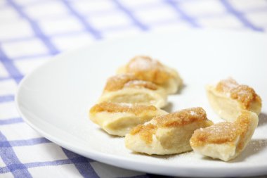 Cheese dumplings with breadcrumbs clipart