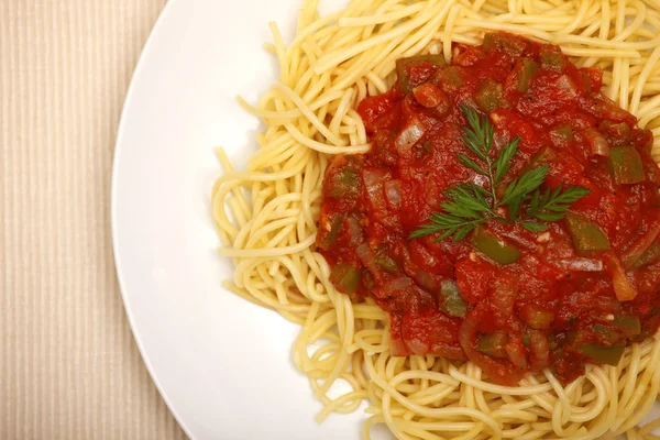 Spaghetti närbild — Stockfoto