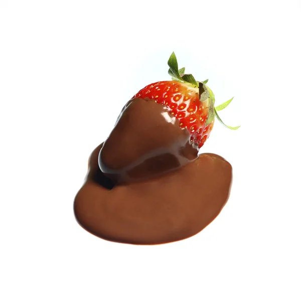 Jahody v čokoládě — Stock fotografie