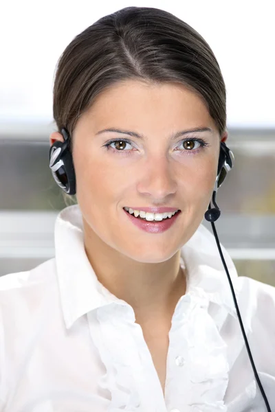 Call center werknemers — Stockfoto