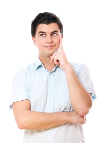 Young handsome man with idea — Stock Photo, Image