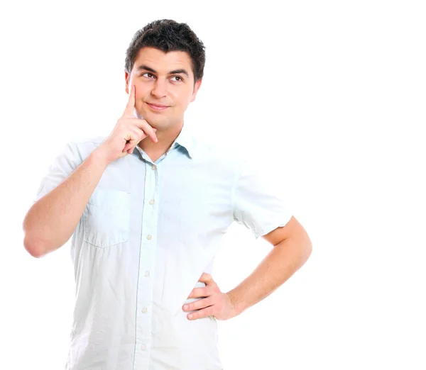 Young handsome man thinking — Stock Photo, Image