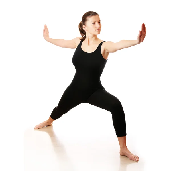 Yoga workout — Stock Photo, Image