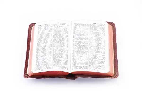 Bible de poche sur un blanc — Photo