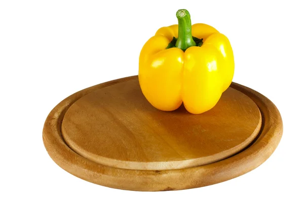 Pepper on cutting board — Stock Photo, Image