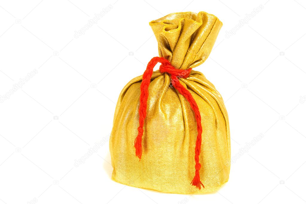 Gold bag — Stock Photo © urricd 5344732