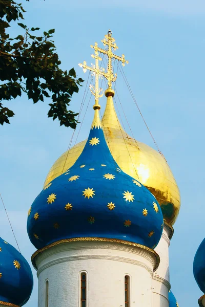 Domes of the Assumption Cathedral — Stock Photo, Image