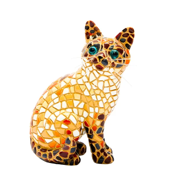 Mozaika kot — Zdjęcie stockowe