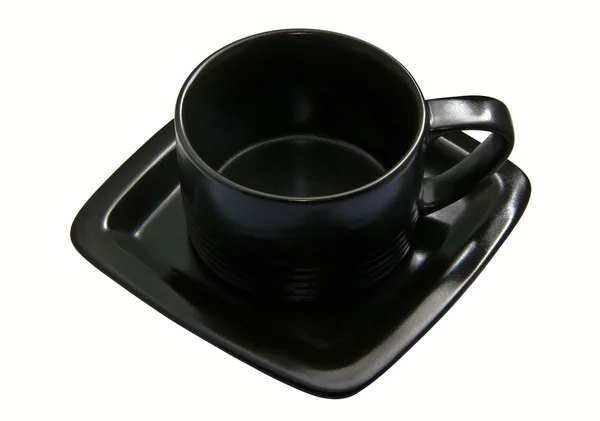 stock image Black tea cup