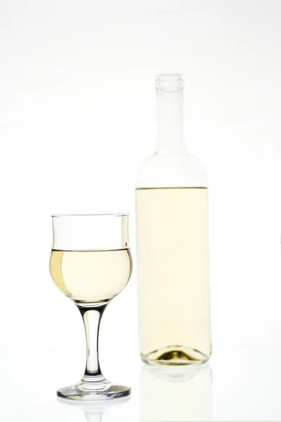 Fehér bor Stock Kép