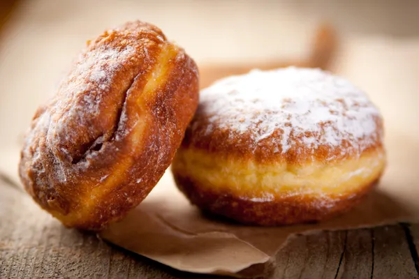 Suiker bekleed donuts — Stockfoto