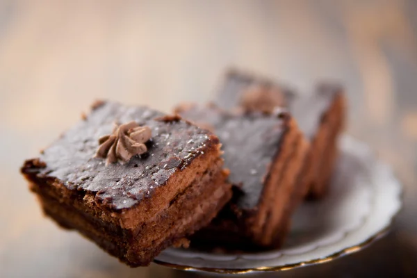 Csokoládé torta Stock Kép
