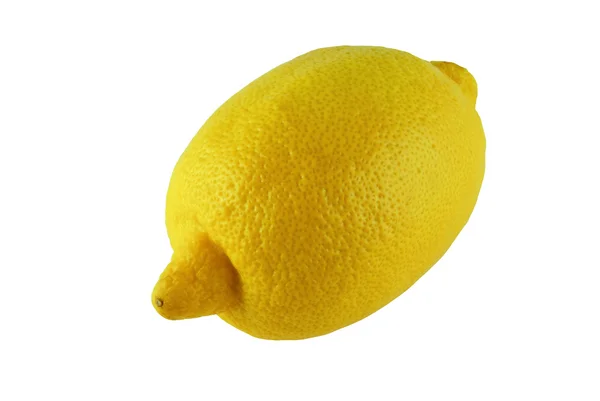 Lemon - izolat pe fundal alb — Fotografie, imagine de stoc