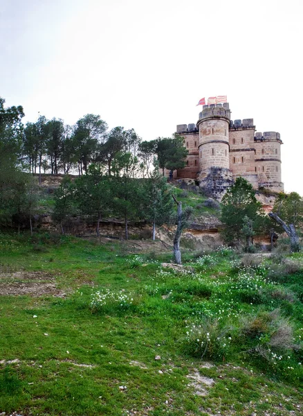 Piccolo castello in collina — Foto Stock