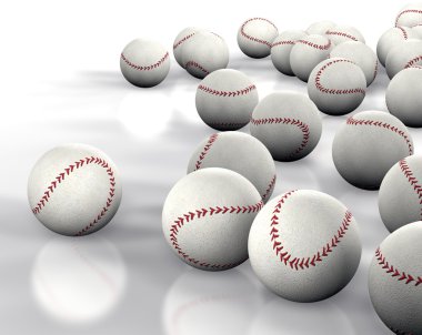 Baseballs clipart