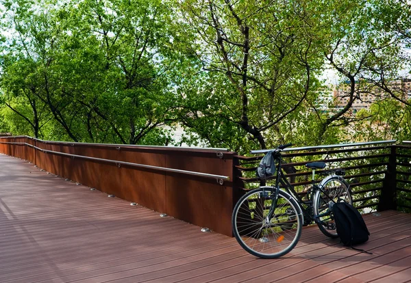 自転車と自然 — ストック写真