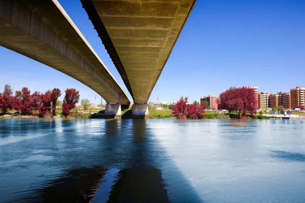 Ponte e fiume — Foto Stock